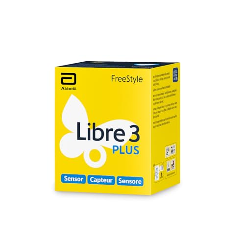 Freestyle Libre 3 Plus Sensor 1 Stück – Echtzeit-Glukosemessung, kontinuierliches Glukosemonitoring (CGM), diskret & bequem, 15 Tage Tragedauer one piece NICHT vom Rückruf betroffen!