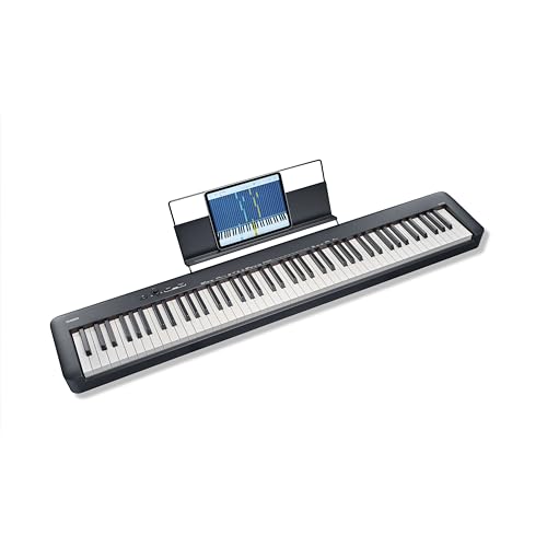 Casio CDP-S110BK Digitalpiano mit 88 gewichteten Tasten, 10 Sounds, schwarz