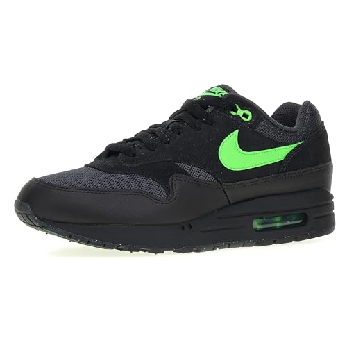 NIKE Herren Air Max 1 Essential Sneaker, Anthracite Green Strike Black, 45 EU