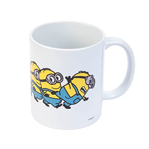 Grupo Erik Kaffeetasse, die Minions Tasse, Kafeetasse aus Keramik für ein besseres Geschmack, Teetasse 350 ml