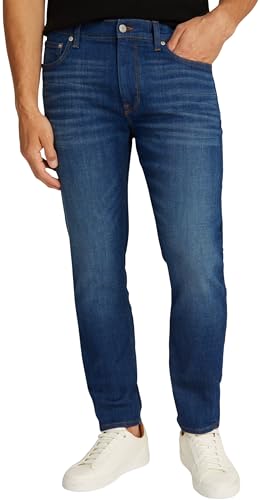 Tommy Hilfiger Herren Jeans Hose Houston Flex Tucson Tapered Fit, Blau (Mohave Indigo), 30W/34L