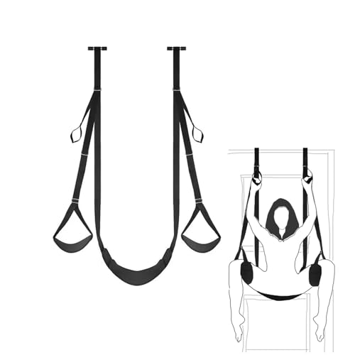 Liebesschaukel Sexschaukel, Sex Schaukel für Erwachsene Tür Schaukel, WUUDOA Liebe Schaukel für Sex, Sexschaukel Sexspielzeug für Paare Extrem Sex, Liebesschaukeln, Sex Zubehör, Door Swing Sex