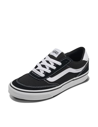 Vans Damen Brooklyn Ls Sneaker, Suede/Canvas Black/White, 39 EU