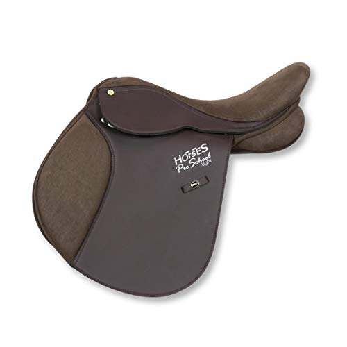 Horses, Salto Sattel PRO School Light, Reitsattel für Pferde, bequem, ergonomisch und langlebig, sicher und attraktives Design (16