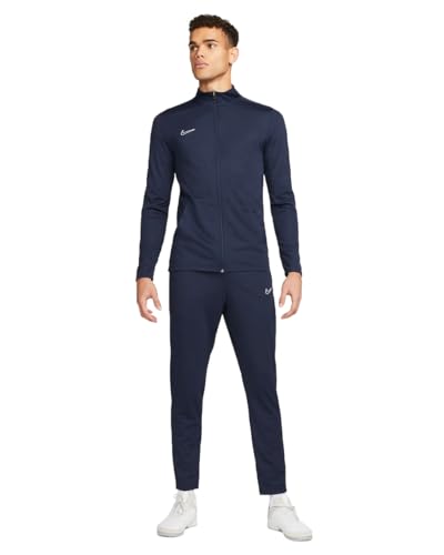 NIKE DV9753-451 M NK DF ACD23 TRK Suit K BR Tracksuit Herren Obsidian/Obsidian/Weiss Größe L