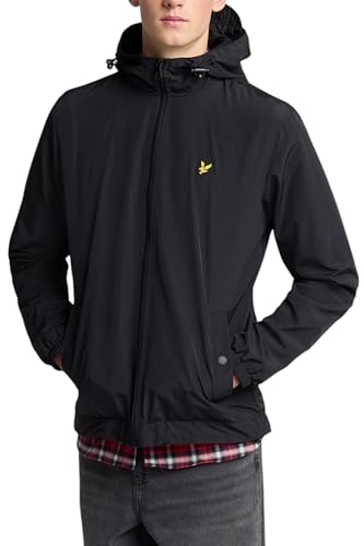 Lyle & Scott lässige Jacke Herren - Zip Through Hooded Jacket in den Größen XS -XXL - Eine leichte Kapuzenjacke für einen bequemen Look bei jedem Wetter