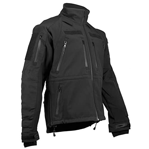 Copytec Tactical Kommando Softshell Jacke KSK Spezialkräfte Security Dienstjacke #14084, Größe:XXL, Farbe:Schwarz