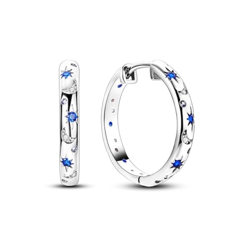 QIKAOLA 925 Sterling Silber Ohrringe für Frauen bunte Creolen kleine Hoop Huggie Ohrringe