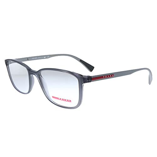 Prada Linea Rossa Lifestyle PS 04IV 01D1O1 Schutzbrille, rechteckig, Kunststoff, 53 mm, Grau, GRAU, 53-18-140