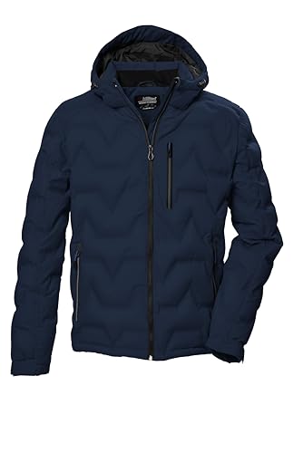 killtec Herren Steppjacke mit Kapuze/Jacke ist wasserabweisend KOW 60 MN QLTD JCKT, dunkelblau, XL, 41834-000
