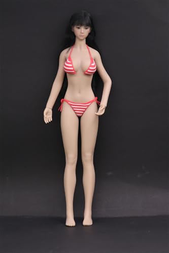 OBEST TBLeague 1/6th Weizen Teint Weibliche Actionfiguren Kommt mit Geformtem Kopf und Rotem Kleid (PHMB2019 S35)