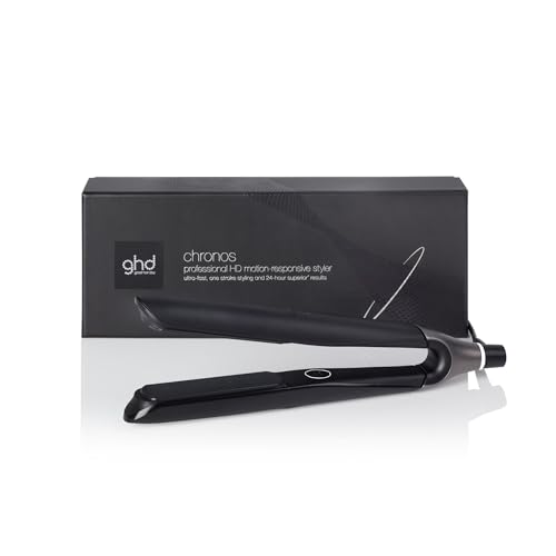 ghd Chronos Glätteisen & Styler in Schwarz - Fortschrittlichster Smarter Styler, 3x Schnelleres Styling, Mehr Glanz, Keine Extreme Hitzeschäden - Für Alle Haartypen