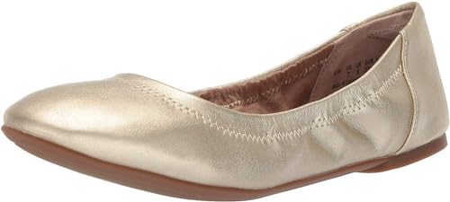 Amazon Essentials Damen Ballerinas Belice Zum Hineinschlüpfen, Gold, 39 EU