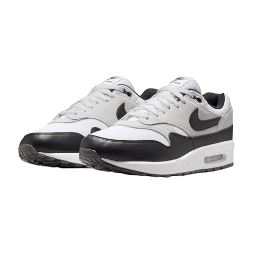 NIKE Herren Air Max 1 Essential Sneaker, White Black Pure Platinum, 42 EU