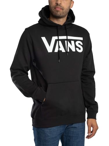 Vans Herren Klassischer Pullover, Schwarz-Weiß, XL, schwarz-weiß, XL