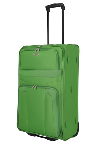 paklite Reisekoffer mit 2 Rollen, Rollkoffer groß, Orlando, klassischer Weichschalen Trolley im zeitlosen Design, 73 cm, 80 Liter