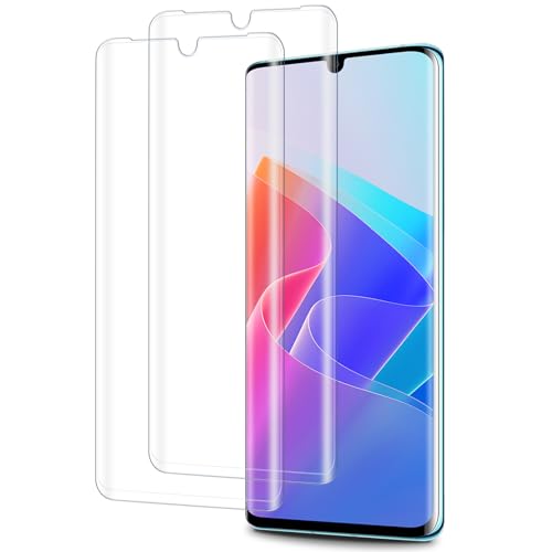 2 Stück für Panzerglas für Huawei P30 Pro Schutzfolie, 9H Härte Blasenfrei Schutzglas für P30 Pro Displayschutz, Fingerabdruck-ID Displayfolie, Volle Deckung Panzerfolie, Bruchsicher Glasfolie