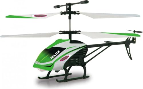 JAMARA 410063 - Helox 3+2Kanal Heli Gyro, Licht+Demo IR - RC Helikopter, Flexible, Robustes Kunststoffchassis, Motorschutz Bei Blockierten Rotorblättern, Schnellwechselakku