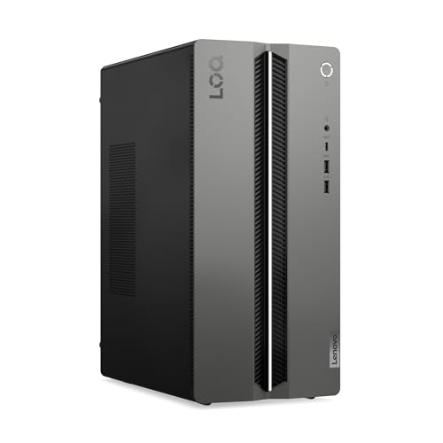 Lenovo LOQ Tower Gaming Desktop-PC | NVIDIA GeForce RTX 5060 | Intel Core i5-14400F |16GB RAM | 1TB SSD | Win11 | Luna Grau - Raven Schwarz | 17L | 3 Monate GamePass | 3 Monate Premium Care