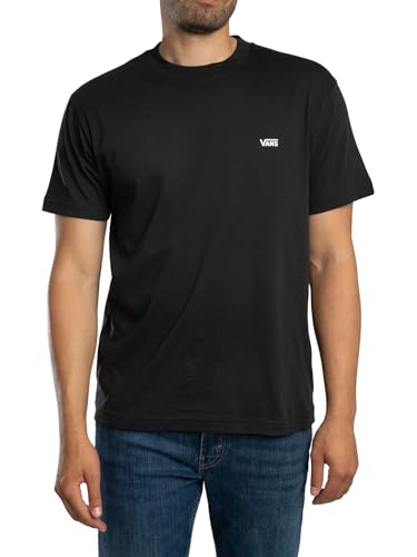 Vans Herren Logo-T-Shirt Für Die Linke Brust, Black, XL