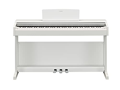 Yamaha ARIUS YDP-145 Digital Piano, weiß – Klassisches und elegantes digitales Klavier für Einsteiger und Hobbyspieler