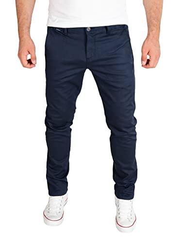 PITTMAN Andrew - Chino Herren Hose - Stoff Chinohosen Männer - Stretch Chinojeans, Blau (Maritime Blue 193831), W33/L32