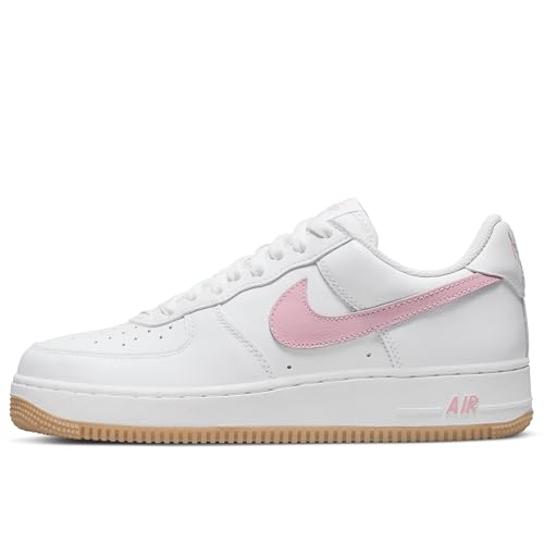 NIKE Air Force 1 Low Retro Unisex Sneaker Farbe: Weiß/Rosa; Größe: EUR 45 | US 11 | UK 10