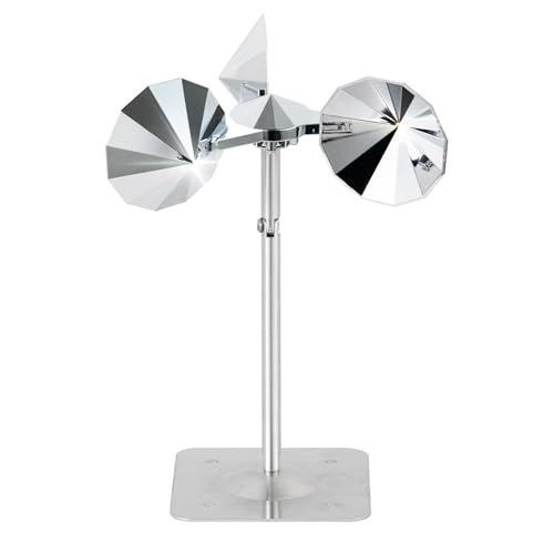 OFFO Taubenabwehr, Vogelabwehr Windspiel Specht Abwehr, 360° Reflexion, mit Aluminium-Basis, Vogelschreck Vogelabwehr, Specht Abwehr Fassade,1Stück.