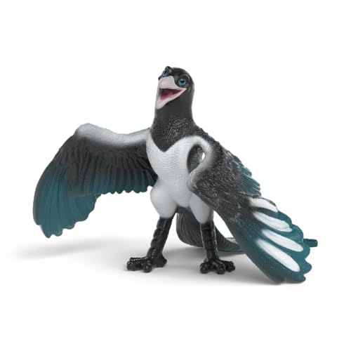 schleich DIE Schule DER MAGISCHEN Tiere | Pinkie 14956 | Tierfigur Elster aus dem Film | detailgetreue Sammelfiguren | tolles Geschenk für Kinder & Sammler | Spielfigur ab 3 Jahren | 8 x 9 cm