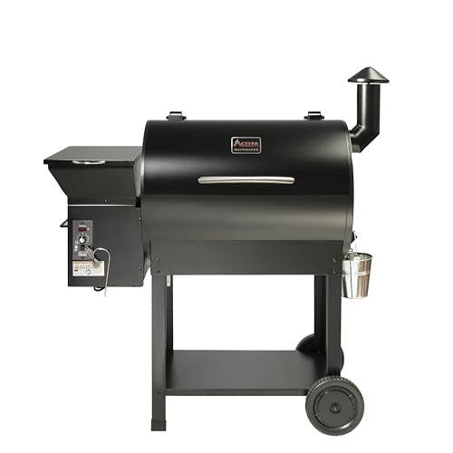ACTIVA Smoker Grill El Paso I Pellet Smoker mit automatischer Pelletzuführung & Thermometer I Edelstahl-Grill für BBQ & Räuchern