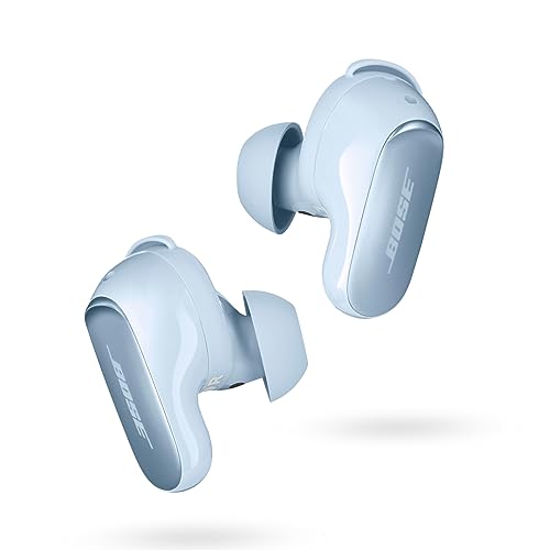 Bose QuietComfort Ultra kabellose Noise-Cancelling Earbuds, Bluetooth-Earbuds für Spatial-Audio, erstklassiges Noise-Cancelling, Bluetooth-Earbuds für Sport, Mondstein-Blau - Limited Edition