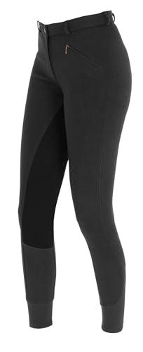 Covalliero Reithose Economic, Vollbesatz Damenreithose, Schwarz, 42