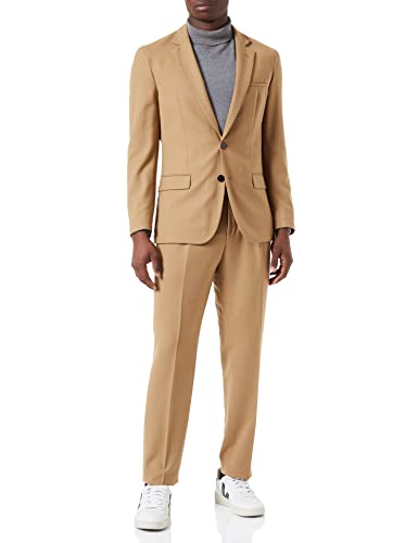 HUGO Men's Hanfred/Goward224XWG Business Suit Pants Set, Light/Pastel Brown233, 46