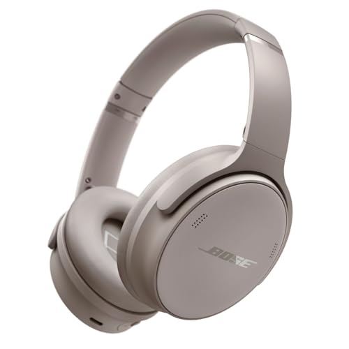Bose QuietComfort Kabellose Kopfhörer mit Mikrofon und Noise-Cancelling, Bluetooth Over-Ear-Kopfhörer mit Noise-Cancelling, bis 24 Stunden Akkulaufzeit, Sandstein - Limited Edition