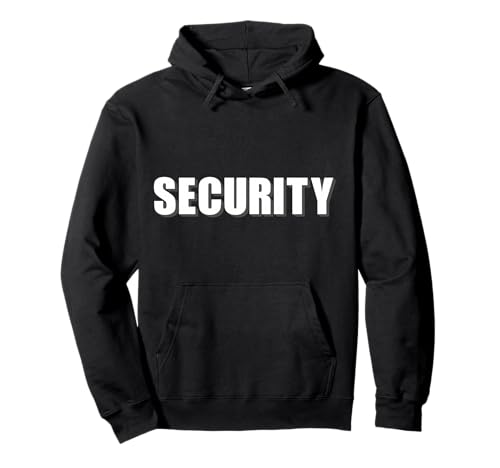 Aufdruck auf Vorder- und Rückseite von Security Security Guard Service Pullover Hoodie