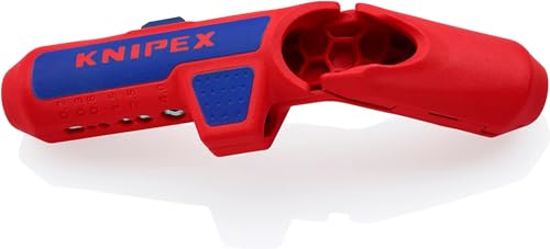 KNIPEX ErgoStrip Universal-Abmantelungswerkzeug für Rechtshänder in Blister 135 mm, 16 95 01 SB