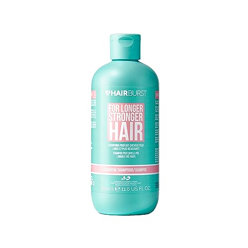 HAIR BURST™ Shampoo für längeres und stärkeres Haar - 100% Vegan | Haarwachstum beschleunigen und Haarausfall vermeiden | ohne SLS und Paraben (350ml)
