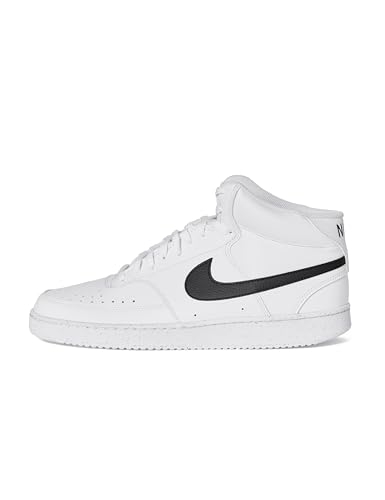 Nike Herren Court Vision Walking-Schuh, White Black White, 43 EU