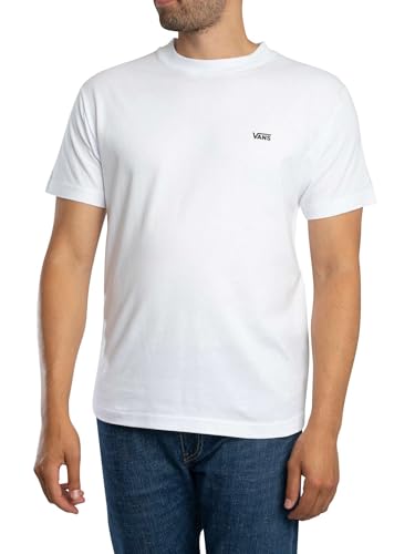 Vans Herren Logo-T-Shirt Für Die Linke Brust, White, M