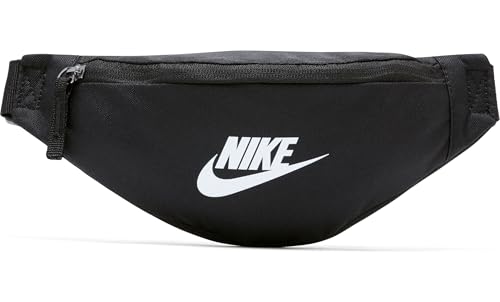 Nike Unisex Heritage G rteltaschen, Black/Black/White, Einheitsgröße EU