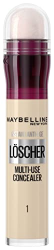 Maybelline New York Abdeckstift, Instant Anti-Age Effekt Concealer, Löscher mit Mikro-Lösch-Applikator, Nr. 01 Light, 6,8 ml