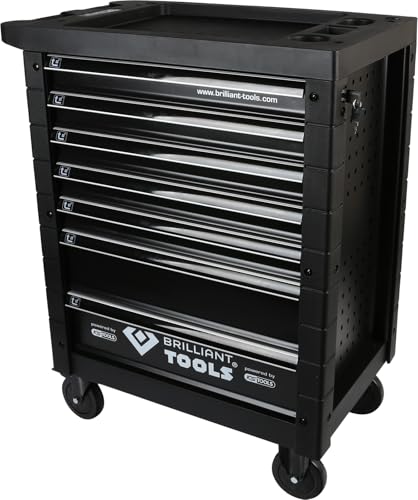 Brilliant Tools BT152900 Werkstattwagen mit 7 Schubladen, leer