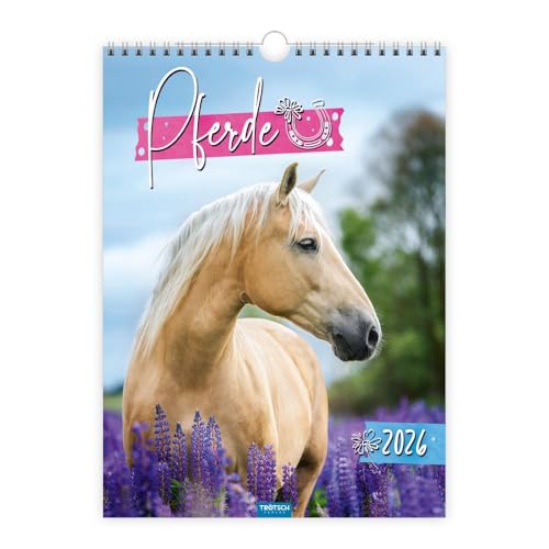 TRÖTSCH - Classickalender Pferde 2026: Wandkalender