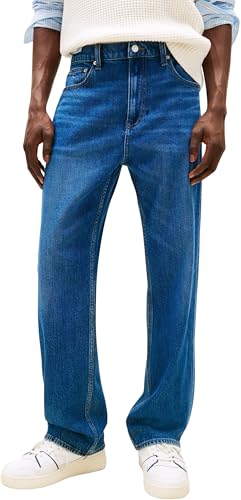 Tommy Jeans Herren Jeans Hose Otis Regular Straight Fit, Blau (Denim Dark), 30W/34L