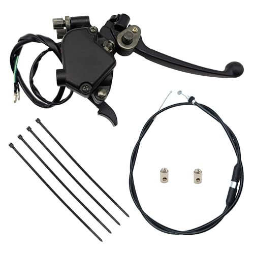 YGQ 7/8 Zoll 22 mm Daumengaszug mit Doppelbremshebelbaugruppe für 50 cc 90 cc 150 cc 250 cc ATV Quad Roketa Taotao Sunl Kazuma Gokart