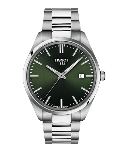 Tissot PR 100 time only Men's Watch with Green Background T150.410.11.091.00 316L Steel case