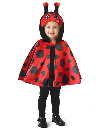 Spooktacular Creations Halloween-Baby-Unisex-Marienkäfer-Umhang-Kostüm für Halloween-Karnevalsparty-1218