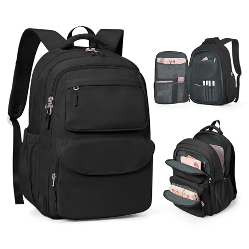 coofay Schulrucksack Teenager Jungen Mädchen Rucksack Schule Schulranzen Mädchen 5.Klasse Schultasche Rucksäcke School Bag Schultaschen