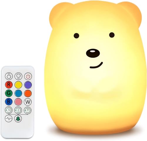 NAHKZNY LED Nachtlicht Kinder 9 Farben Fernbedienung Nachtlampe Wanddekoration Neonlichter Planet Neonschilder Dekoration Geeignet für Schlafzimmer Valentinstag Weihnachten Wohnzimmer Kinderzimmer