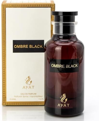 Eau de Parfum Ombre 100 ml AYAT PERFUMES Arabian Duft von Dubai für Männer und Frauen, Hinweise: Oud Weihrauch und Himbeere
